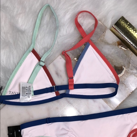 TAVIK JETT COLOR BLOCK BIKINI SET - Picture 4 of 7
